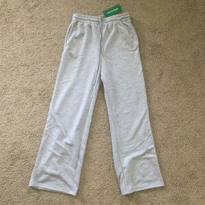 SHEIN EZwear Heathered Knit Drawstring Sweatpants - MEDIUM (6)